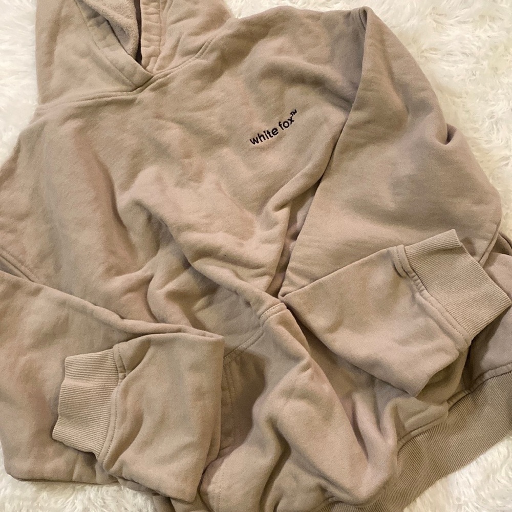 white fox hoodie
